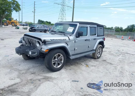 2018 Jeep Wrangler Unlimited Sahara 4X4 from USA, damaged, VIN 1C4HJXEG9JW244419
